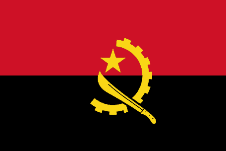 Angolas nationaldag och flagga
