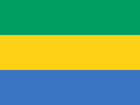 Gabons nationaldag och flagga