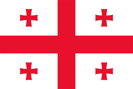Georgiens nationaldag och flagga