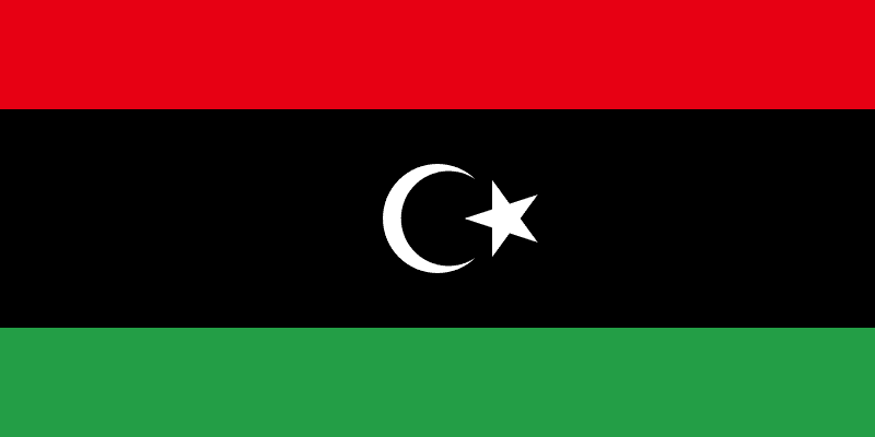 Libyens nationaldag och flagga