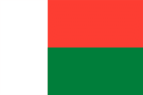 Madagaskars nationaldag och flagga