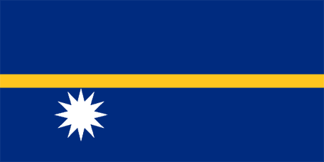 Naurus nationaldag och flagga