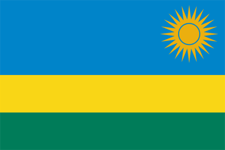 Rwandas nationaldag och flagga