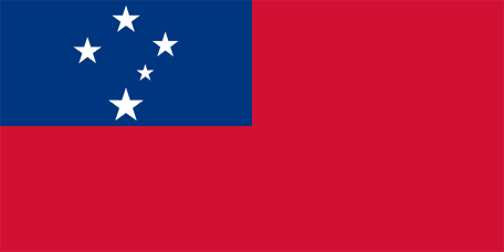 Samoas nationaldag och flagga