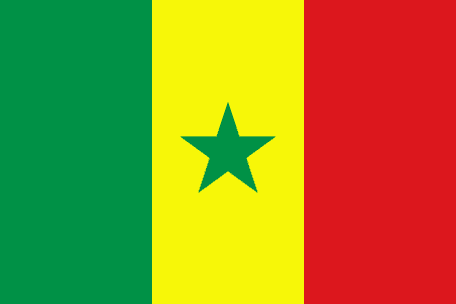 Senegals nationaldag och flagga