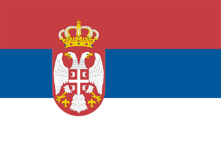 Serbiens nationaldag och flagga