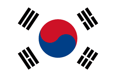 Sydkoreas nationaldag och flagga